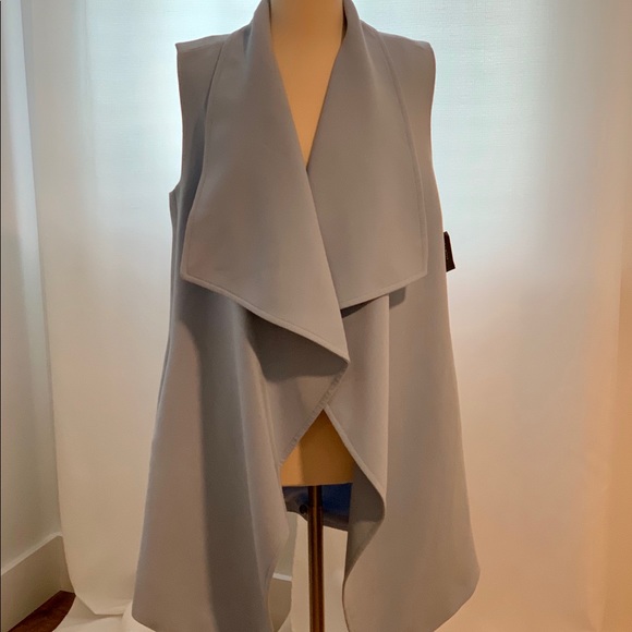 NWT The Limited Baby Blue Long Sleveless Vest - Picture 2 of 6